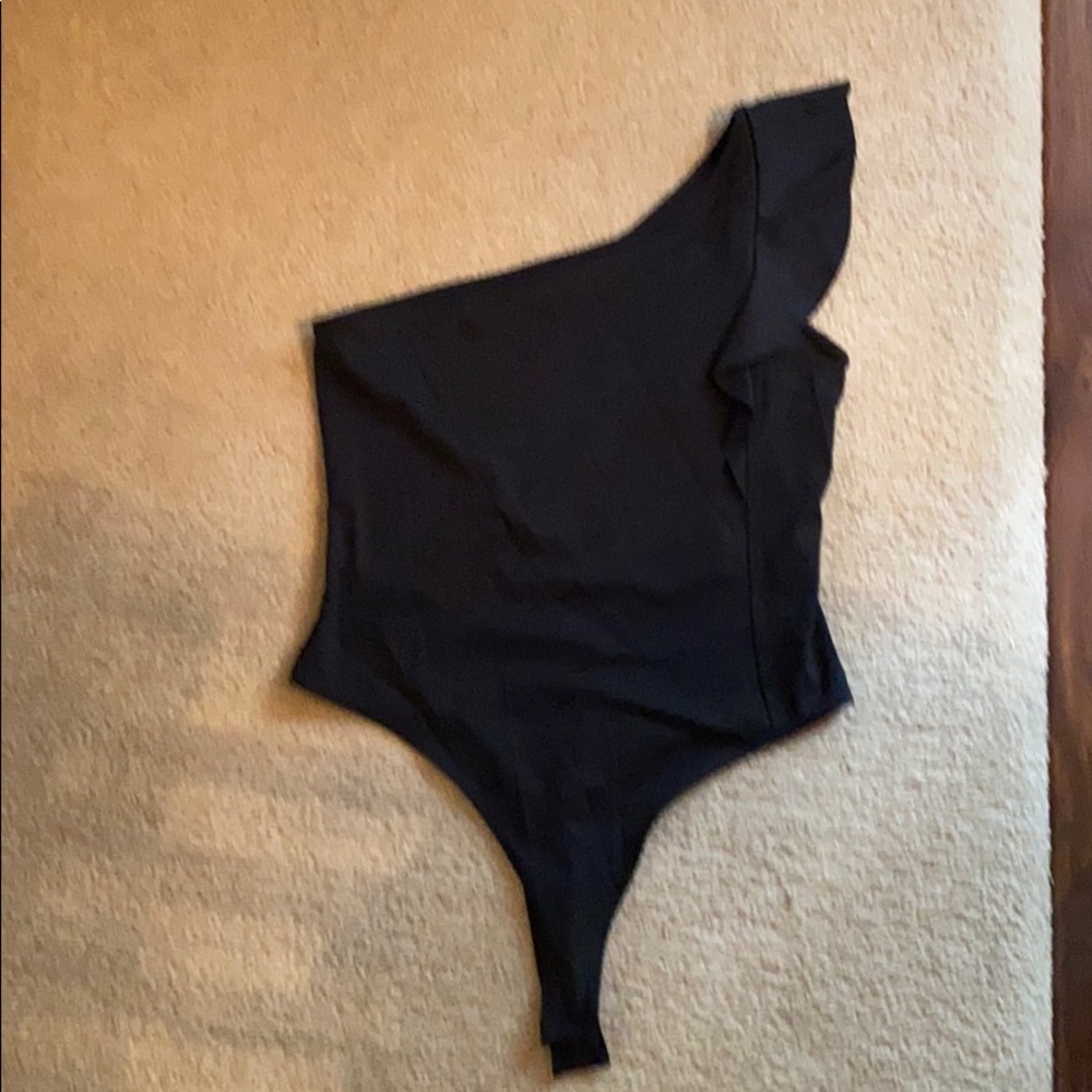 Victoria’s Secret one shoulder thong bodysuit